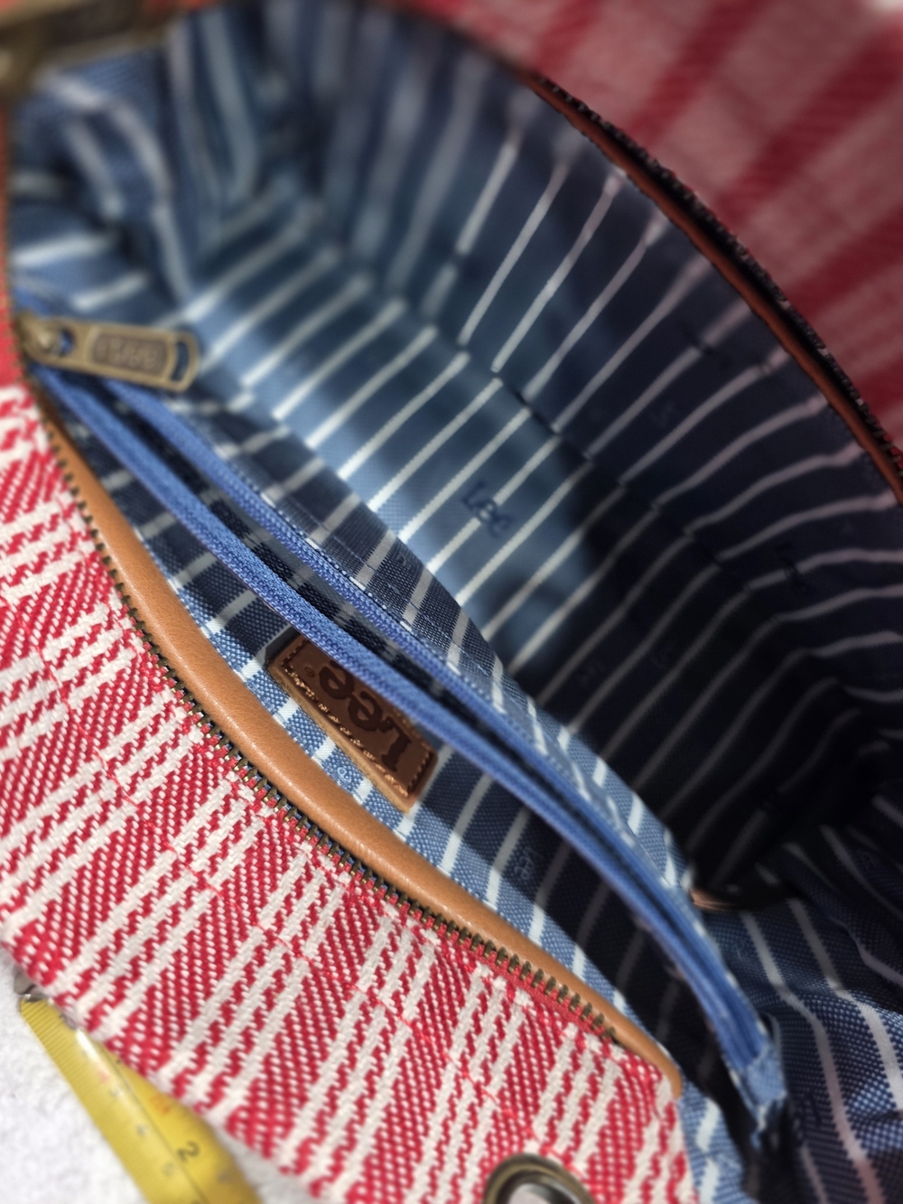 Montana West Lee Stripe Collection Small Tote/Crossbody Purse Country Nautical - Picture 6 of 8